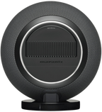Marantz Horizon wireless speaker with sleek black design and compact shape, featuring control buttons on top.