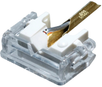 Jico N-44-7 DJ turntable stylus with improved nude tip, designed for high-quality audio on compatible turntables.