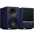 Cambridge Audio L/R X active bookshelf speakers, blue