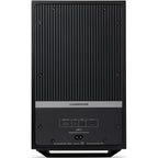 Cambridge Audio L/R X active bookshelf speakers, black, front view