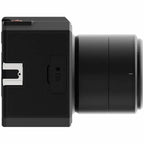 Hollyland VenusLiv Air 24/7 live streaming camera for video conferencing, showing the sleek camera with lens and control panel.