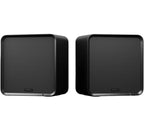 Eversolo SE100 passive bookshelf speakers with sleek black cabinets and compact design, ideal for home audio setups.