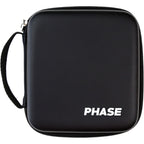 Closed black Phase DJ hardcase with reinforced corners and handle, designed for protecting DJ equipment during travel.