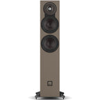 DALI Sonik 5 passive floorstanding speakers with sleek black finish and tall, modern design for high-quality home audio.