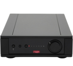 Rega Brio MK7 phono preamp with sleek design, featuring input and output connections for high-quality audio listening.