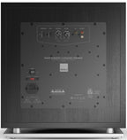 DALI Dali Sub K-14 F black satin subwoofer with sleek design and large driver for deep bass sound.