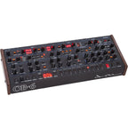 Sequential OB-6 Desktop synthesizer module with control knobs and patch points, compact design, from Dave Smith Instruments.