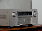 Denon AVC-A1H stereo amplifiers, close up