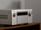 Denon AVC-A1H stereo amplifiers, close up