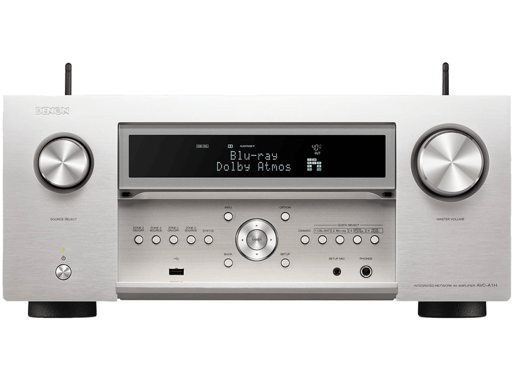 Denon AVC-A1H stereo amplifiers, front
