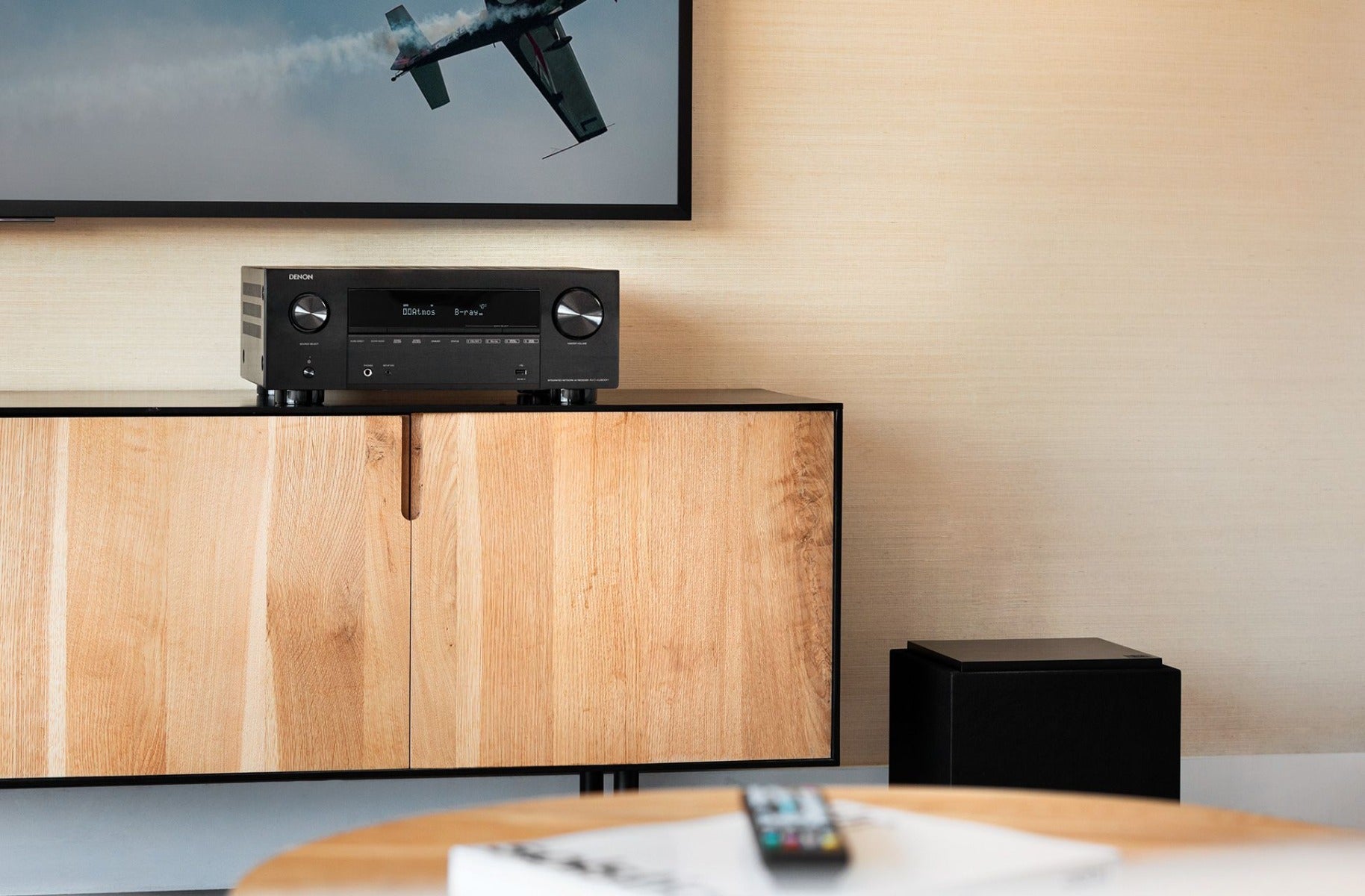 Denon AVC-X3800H stereo amplifiers, back