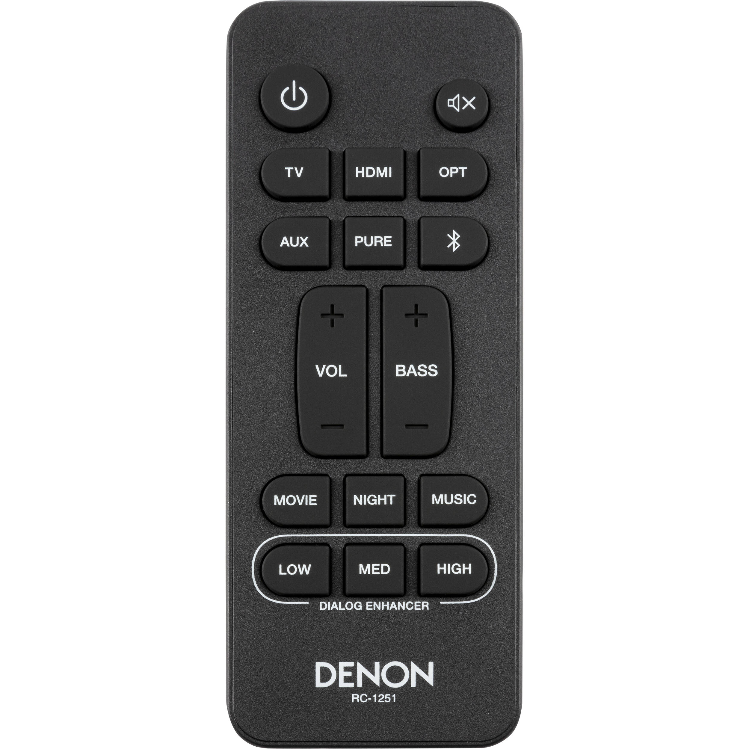 Denon DHT-S218 soundbars / tv speakers, alternate view