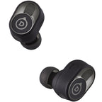Devialet Gemini II wireless in-ear headphones, black earbuds angle view