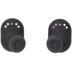 Devialet Gemini II wireless in-ear headphones, black earbuds close-up