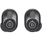 Devialet Gemini II wireless in-ear headphones, black earbuds front view