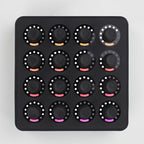 DJ TechTools MIDI Fighter Twister MIDI controller, black overhead view