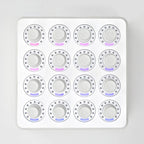 DJ TechTools MIDI Fighter Twister MIDI controller, white overhead view