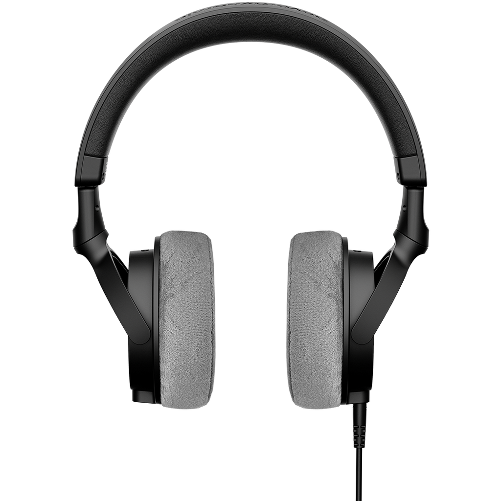 Beyerdynamic DT 270 Pro studio headphones, angled view in black