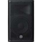 Yamaha DXR10 MK2 PA speaker, black professional audio speaker with grille and control panel, designed for live sound reinforcement