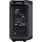 Yamaha DXR10 MK2 PA speaker with black speaker grille and control panel, designed for professional audio systems.