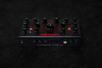 Erica Synths Echolocator effects pedal with multiple control knobs and input/output jacks for guitar or synth effects.
