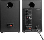 Edifier MR4 desktop speakers, desktop setup.