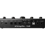 Erica Synths Razornator stereo resonator effects unit, rear panel with stereo I/O, MIDI and USB