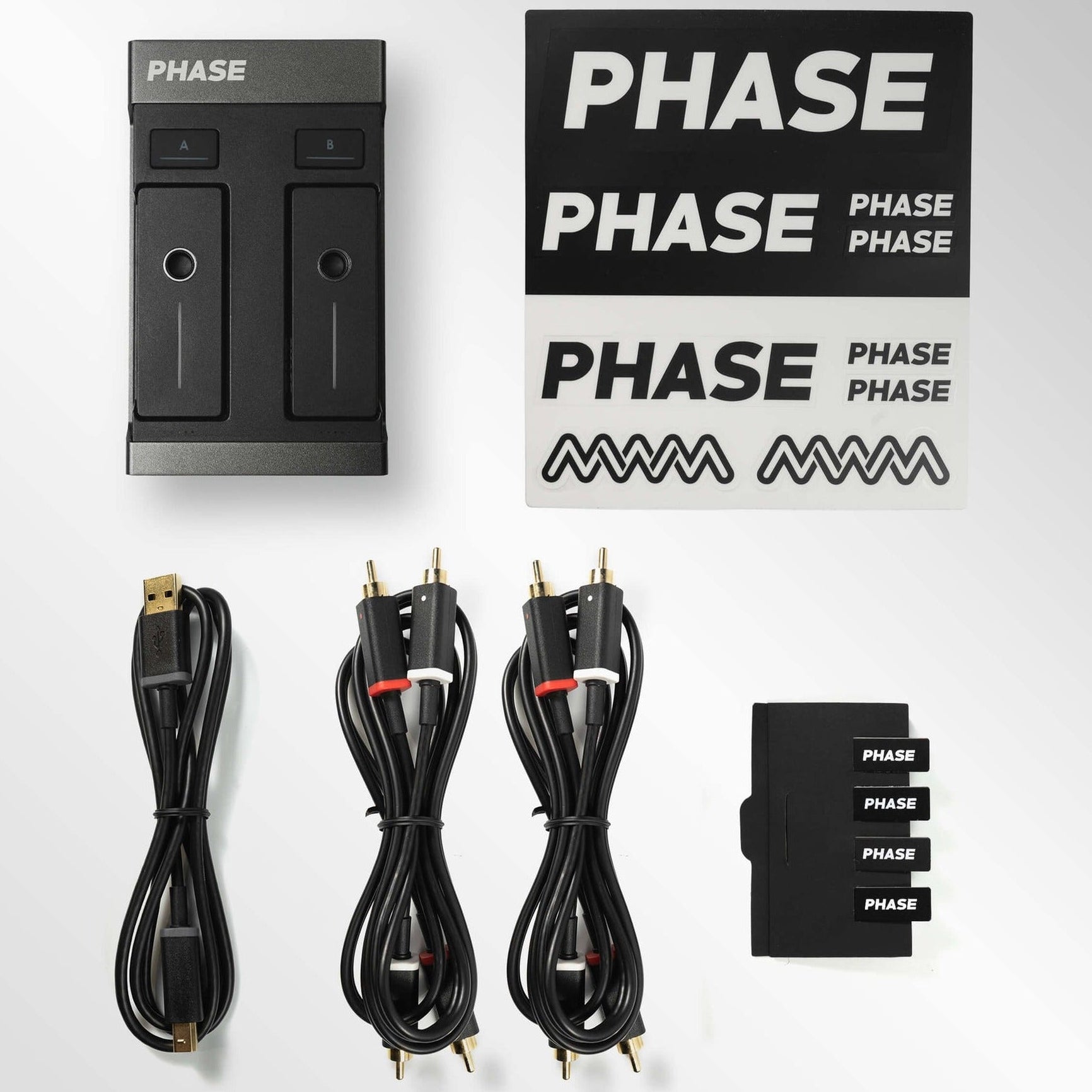 Phase Essential DVS & Timecode equipment pack with cables and accessories for professional DJ setup.