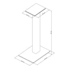Essentials Kontur 60 dimensions diagram