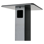 Essentials Kontur 60 steel column with cable management slot