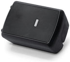 Samson Expedition Explor PA speaker system with horizontal layout and black enclosure, designed for portable sound reinforcement.