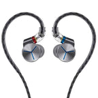 FiiO FA7S in-ear headphones with sleek design, detailed ear tips, and inline remote for high-quality audio and comfortable fit.