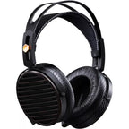 FiiO FT7 wired headphones with sleek black design, over-ear ear cups, and detailed ear cushions for premium sound quality.