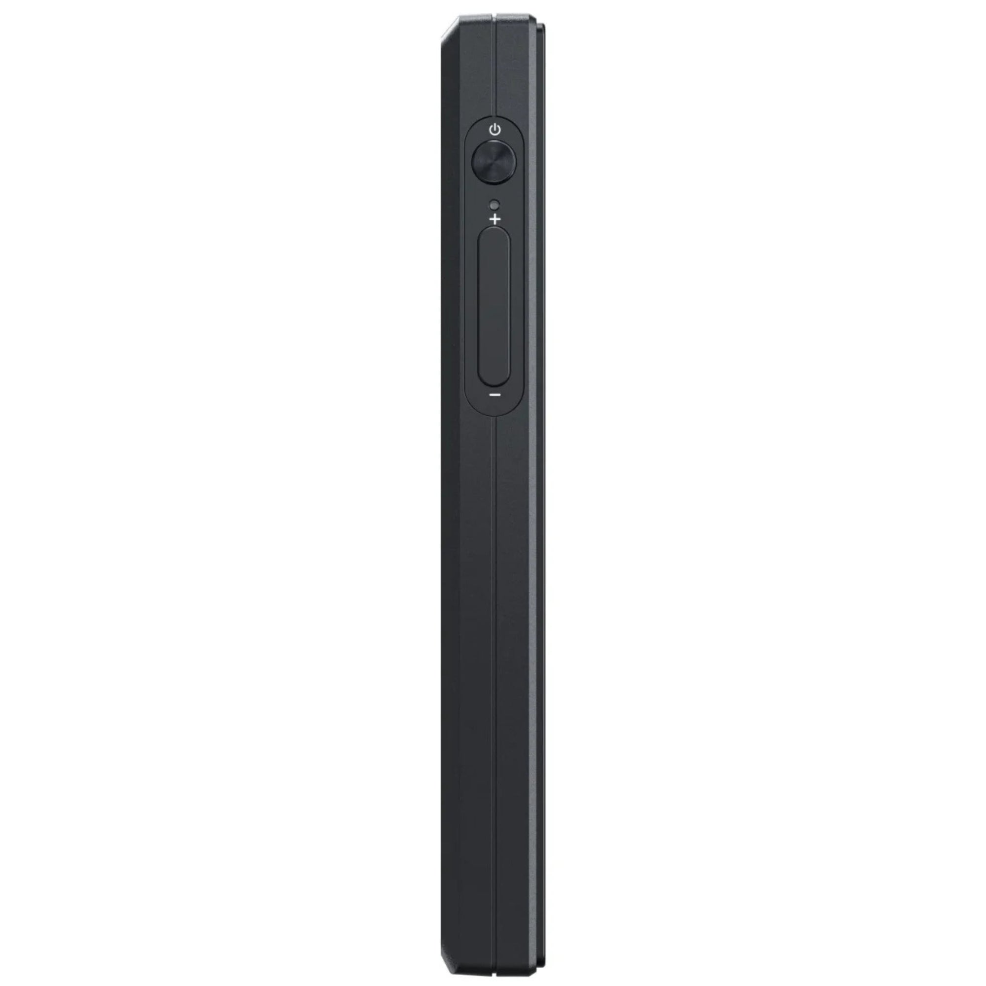 FiiO JM21 portable music player, black edge view