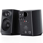 FiiO SP3 BT desktop speakers with sleek design, featuring two speaker units and Bluetooth connectivity for high-quality audio.