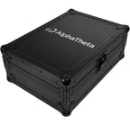 Closed AlphaTheta FLT-3000X DJ flight case designed for CDJ-3000X, durable black case with secure latches and protective padding.