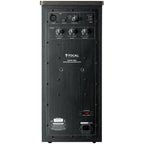 Focal Shape Twin mid-field and main studio monitors with sleek black finish and front-facing bass ports for accurate sound.