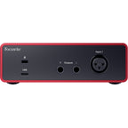 Focusrite Scarlett Solo 4th Gen USB audio interface, front view