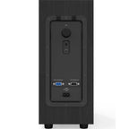 Klipsch ProMedia Lumina desktop speakers with sleek black design and illuminated controls, delivering high-quality audio.