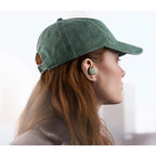 Bowers & Wilkins Pi6 wireless in-ear headphones with sleek black design and in-ear earbuds on a white background.