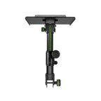 Gravity FT 01 MT B speaker stands in black with adjustable height and sturdy metal construction for optimal audio setup.
