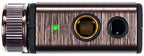 iFi Audio Go BLU headphone amplifier and DAC with compact design, black color, and multiple connection ports.