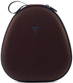 Focal Hadenys wired headphones in a sleek carrying case, showcasing their compact design and portability.