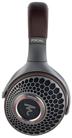 Focal Hadenys wired headphones with over-ear design, black color, and padded ear cups for comfortable listening.