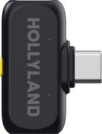 Hollyland Lark A1 Duo wireless microphone system, in black