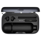 Hollyland MELO P1 charging case with microphone and earphones