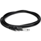 Hosa CMP-303 3.5 mm TS to 6.3 mm TS cable (1 m), coiled