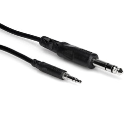 Hosa CMS-105 3.5mm TRS - 6.3mm TRS Cable 1.5m, full cable view