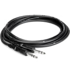 Hosa CSS-105 6.3 mm TRS to TRS cable (1.5 m), coiled