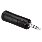 Hosa GMP-112 6.3mm TRS Female - 3.5mm TRS Male Adapter headphone adapters and splitters, hero shot in white